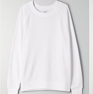Aritzia TNA thermal top, white